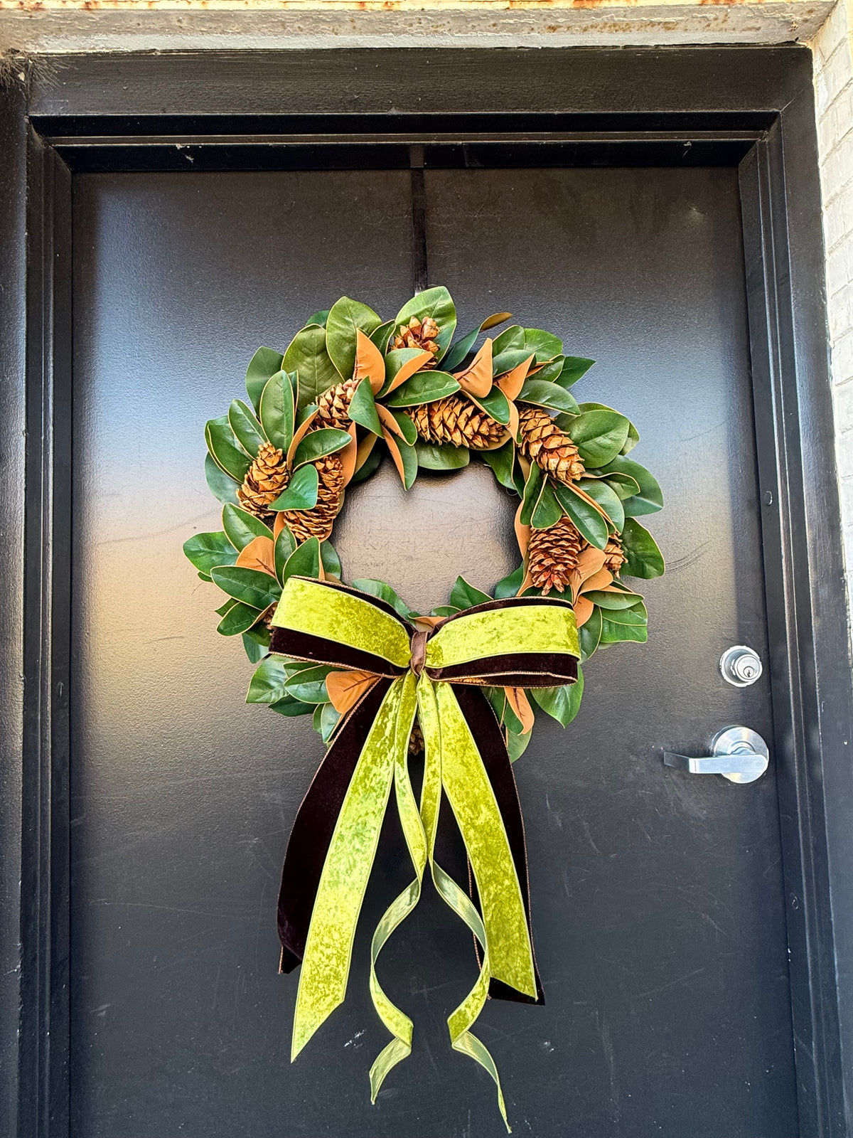 Southern Magnolia Christmas Wreath