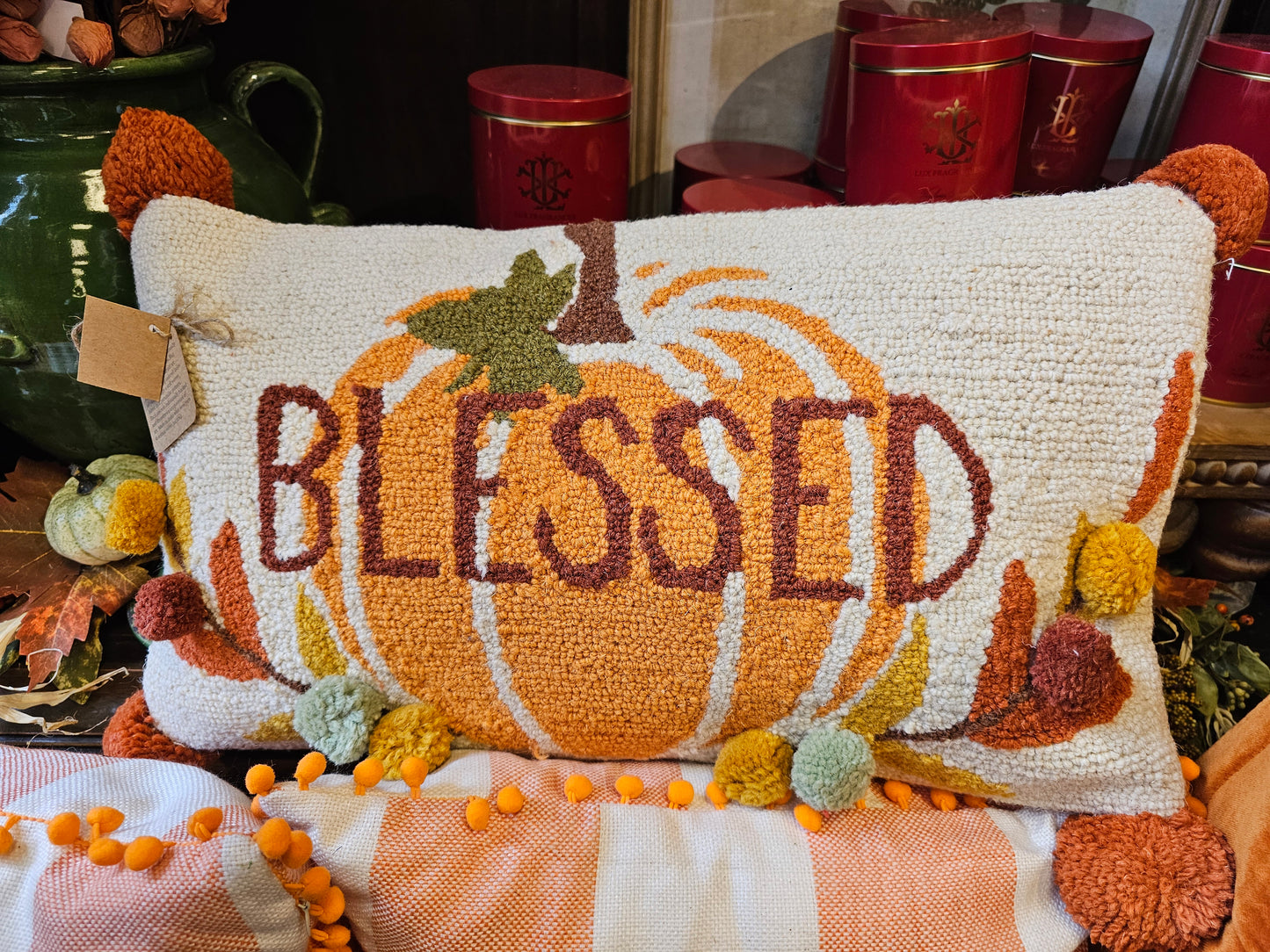 Blessed Needle Point Pillow