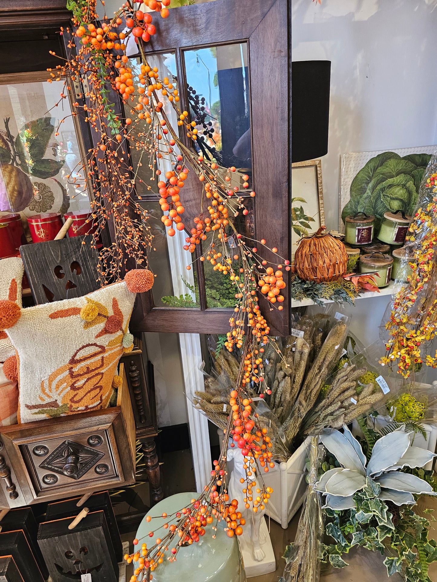 Chunky Orange Berry Garland