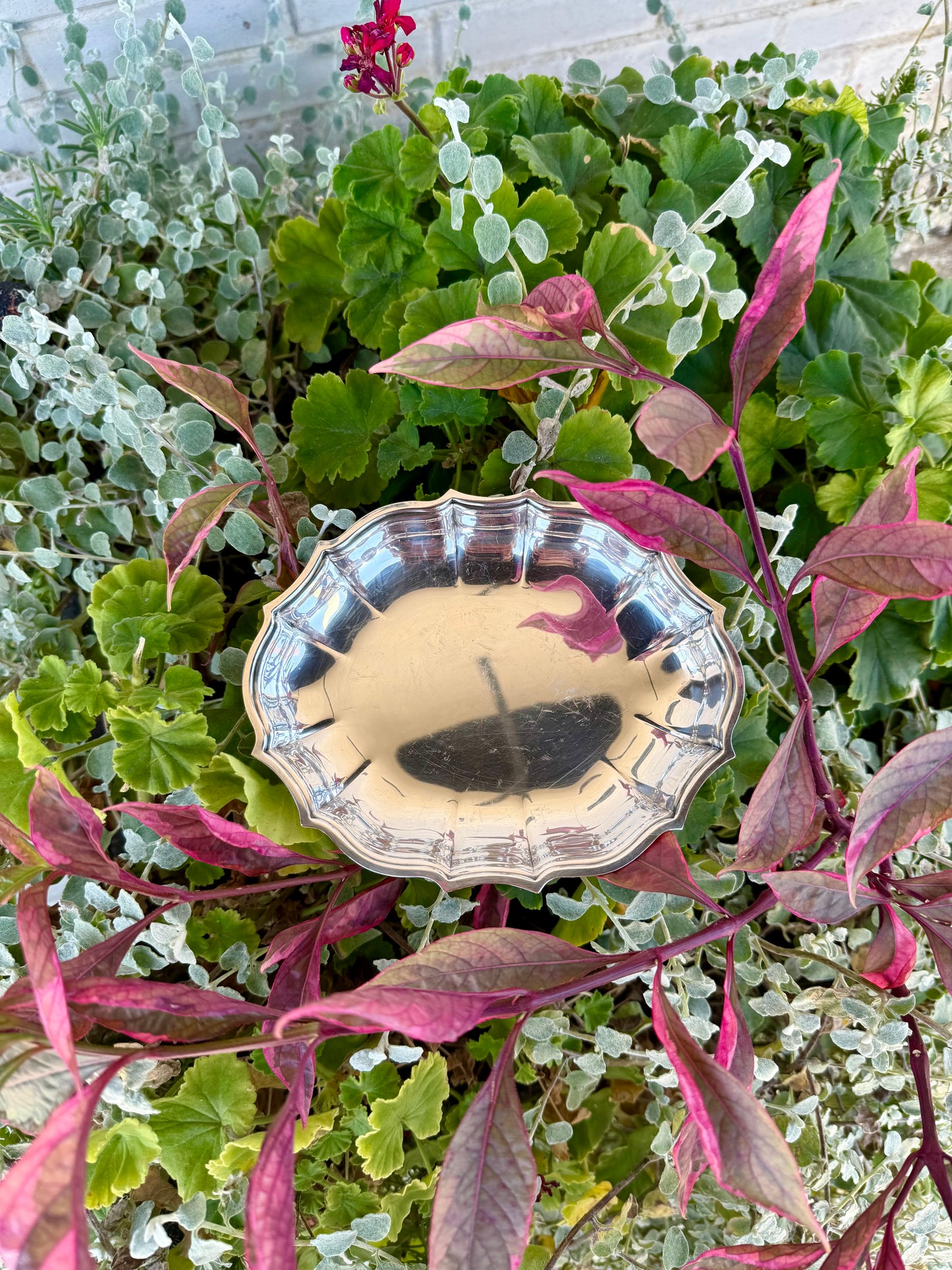 Vintage Silver Plated Trinket Tray