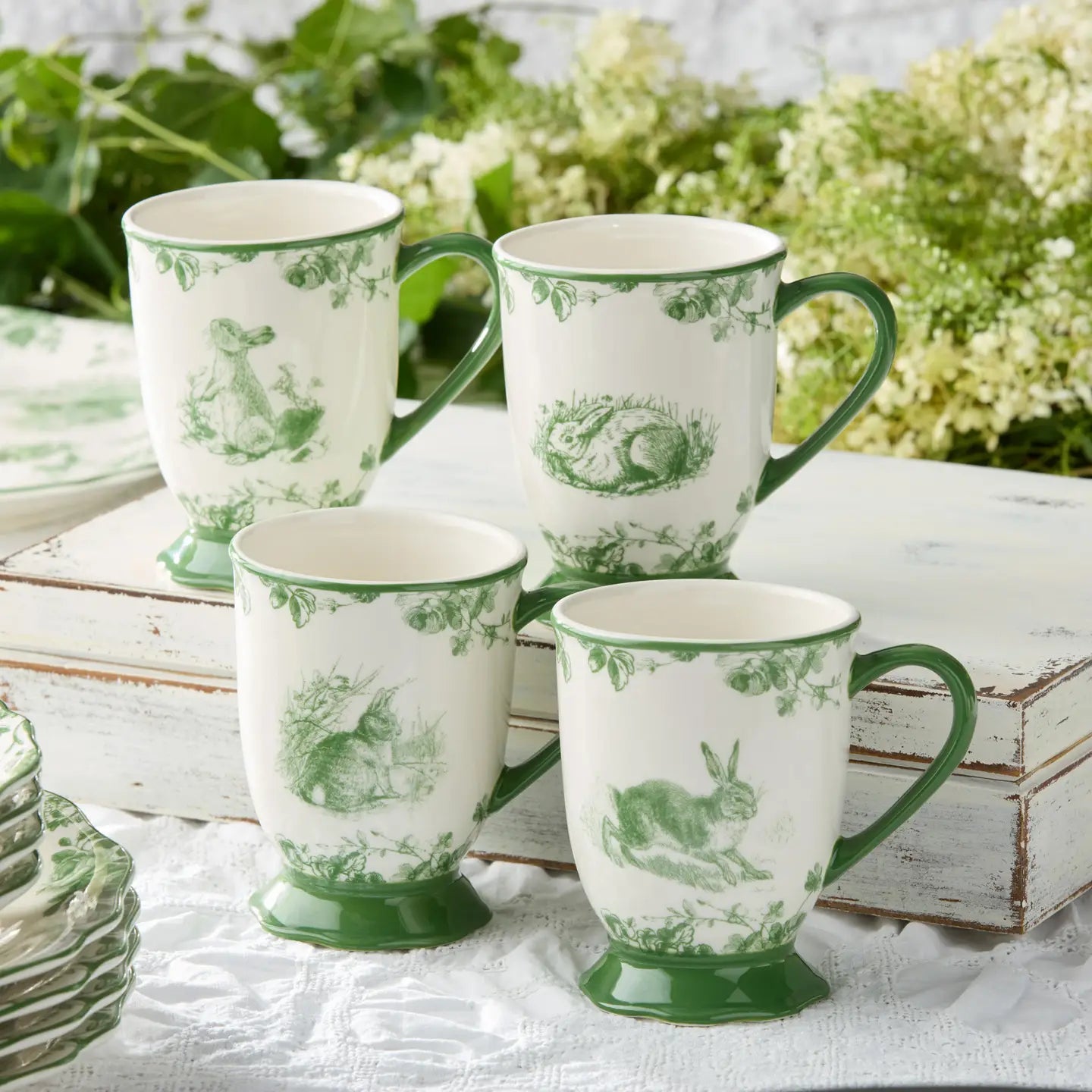 Green Rabbit Mug 16oz