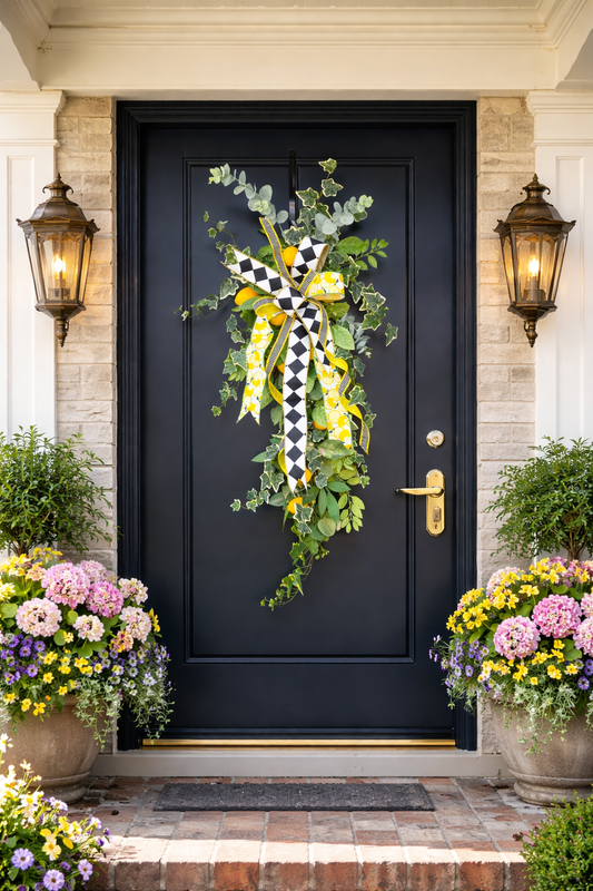 Lemon Door Swag