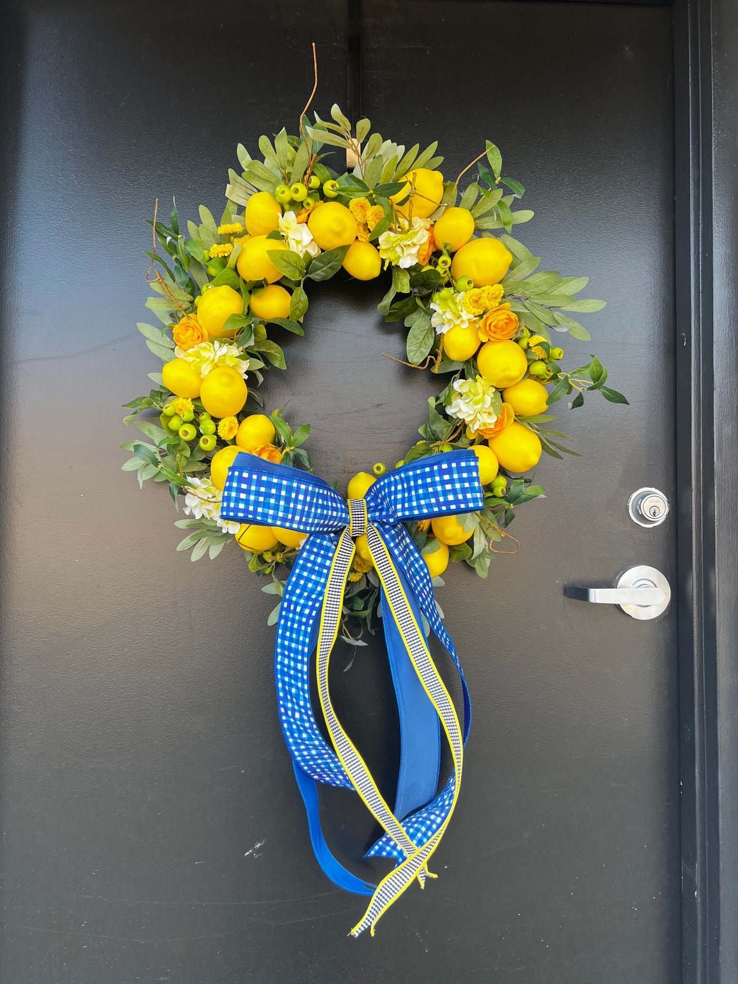 Lemon/Floral Wreath