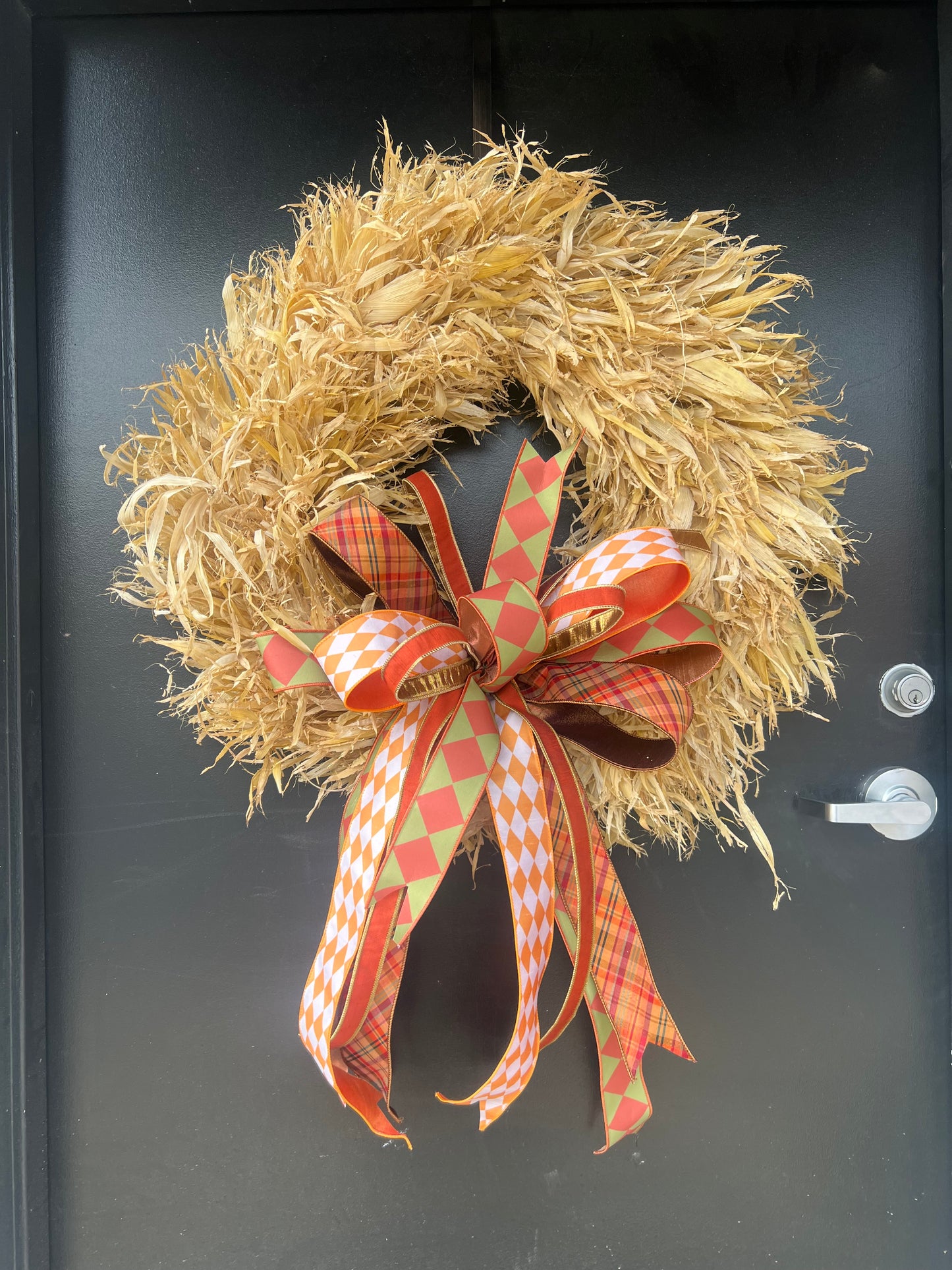 Golden Corn Harvest Wreath