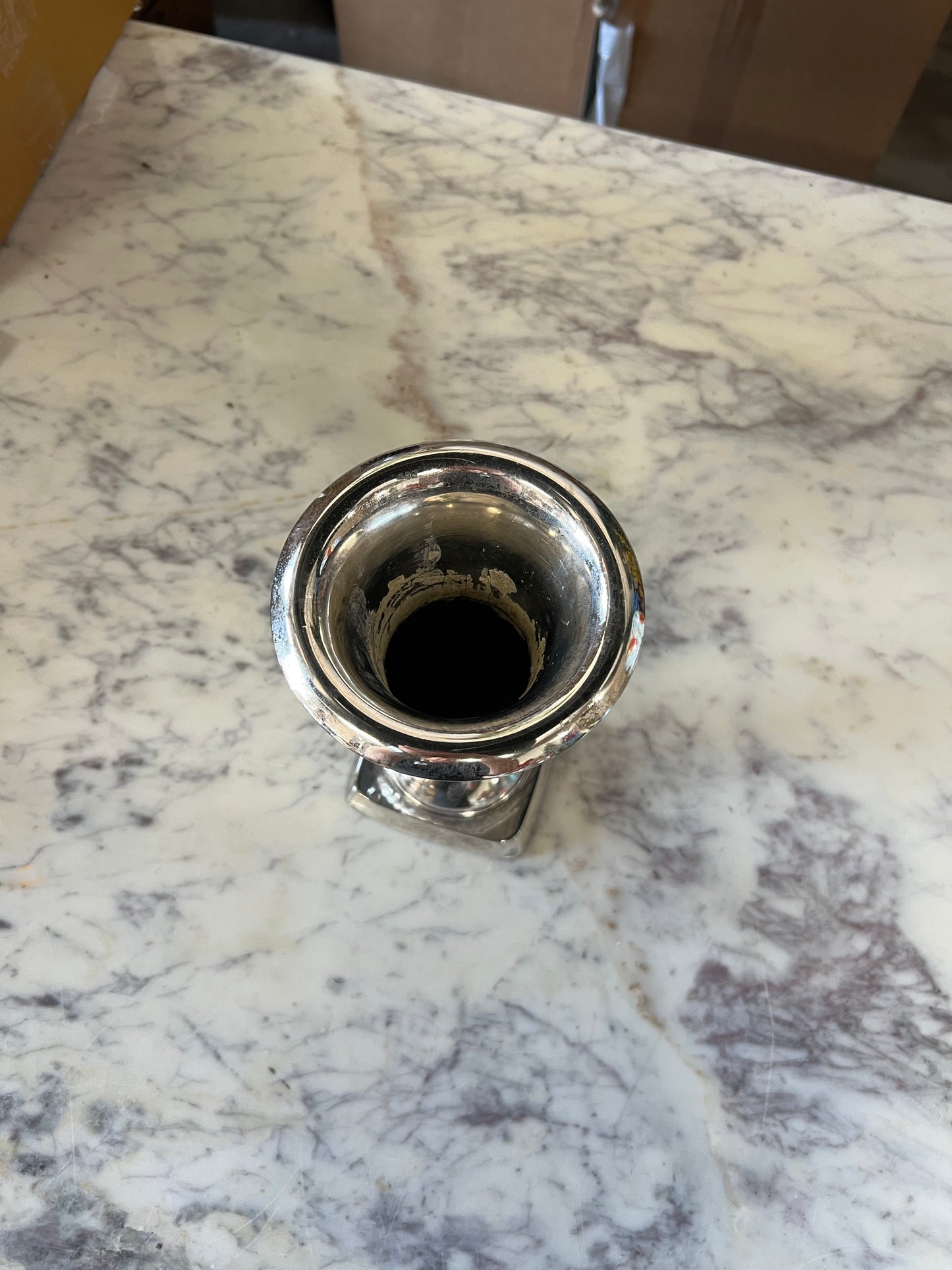 Vintage Silver-Plated Small Urn