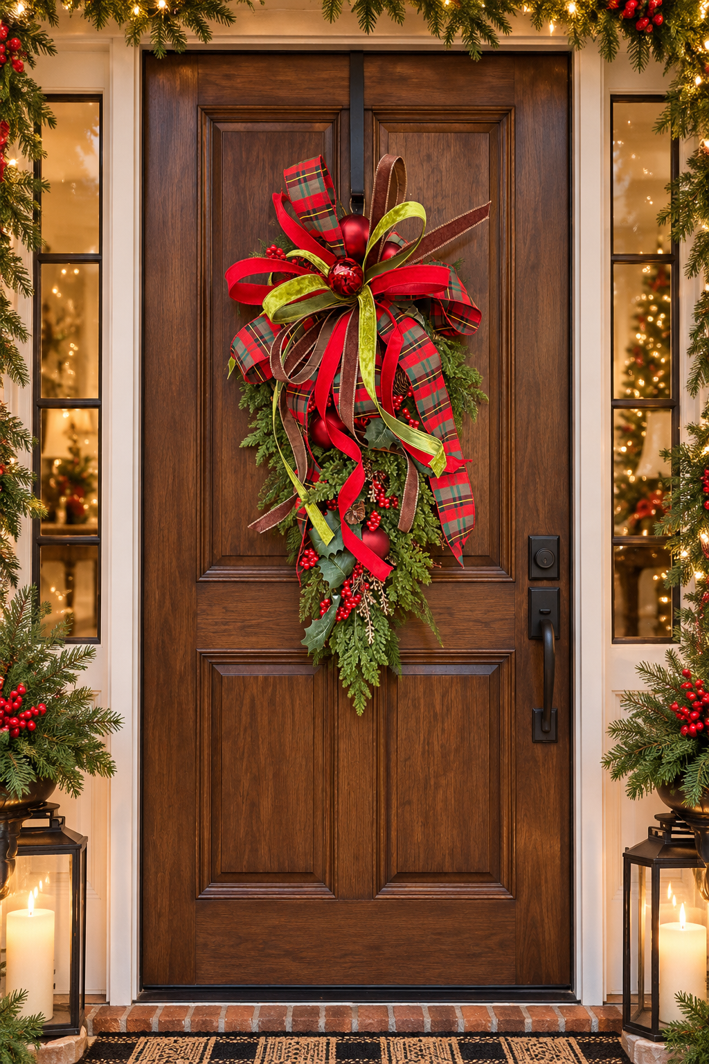 30” Hollyberry Holiday Swag