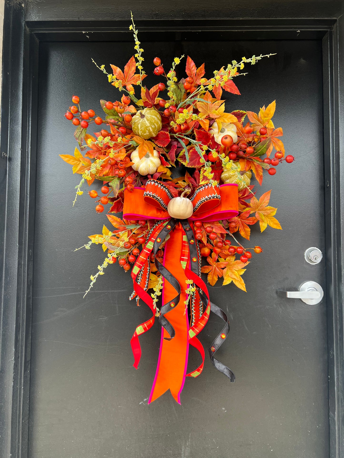 Maple Pumpkin Wreath
