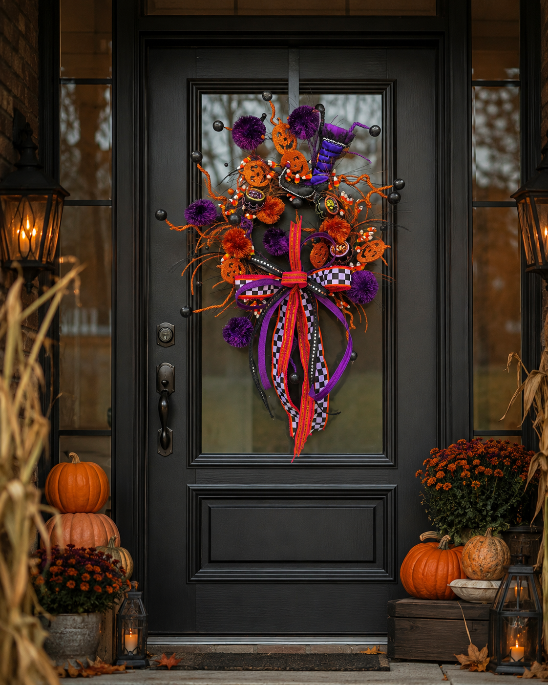 Wicked Whimsy Halloween Wreath