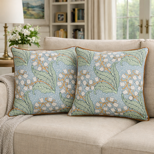 Set of 2 Floral pillows