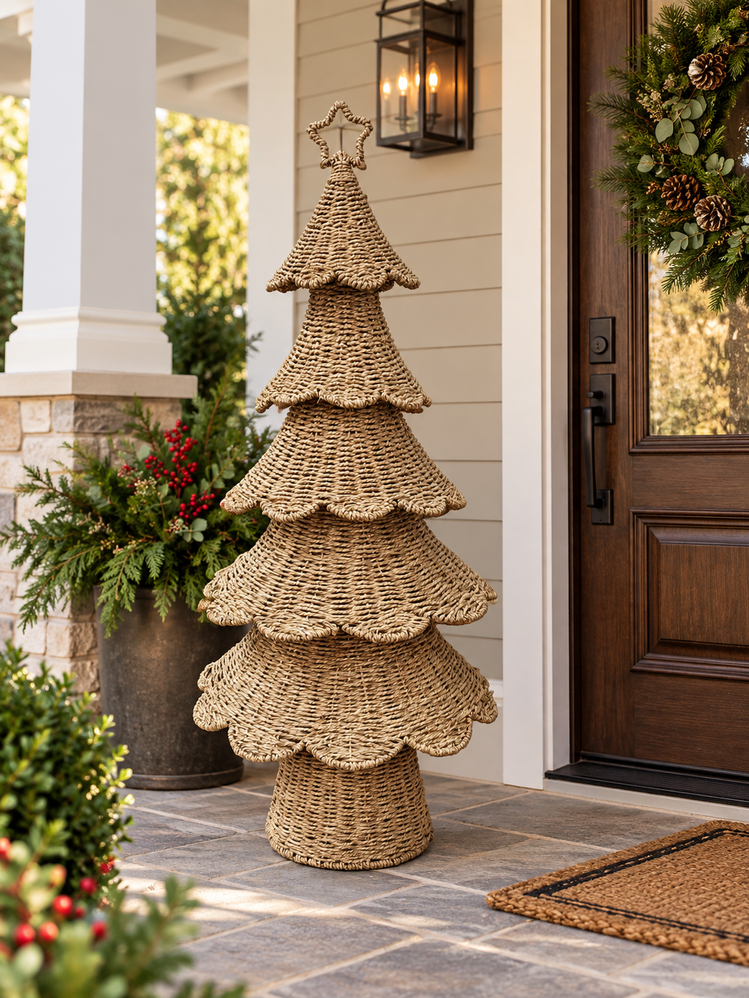 4’ Woven Vine Christmas Tree (PICKUP ONLY)