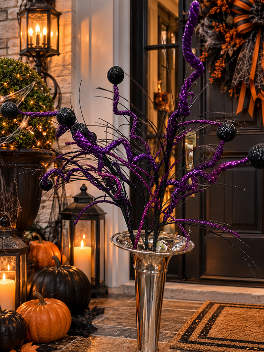 32” Glitter Halloween Spray