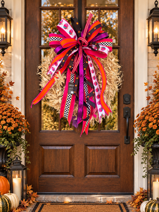 Pumpkin Spice & Everything Nice Wreath | One-of-a-Kind 🎃💗