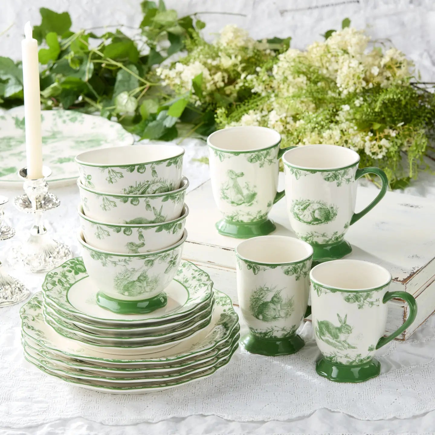 Green Rabbit Mug 16oz