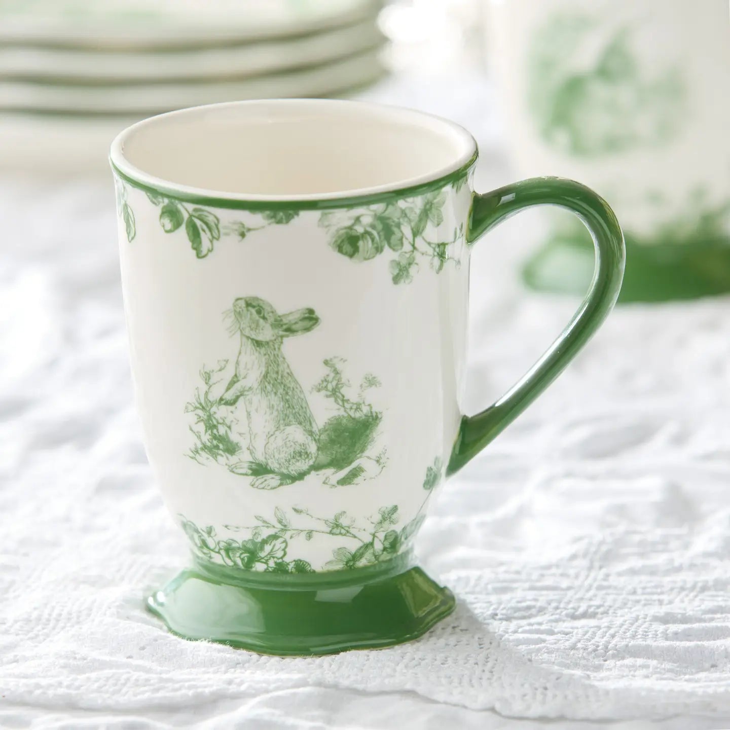 Green Rabbit Mug 16oz