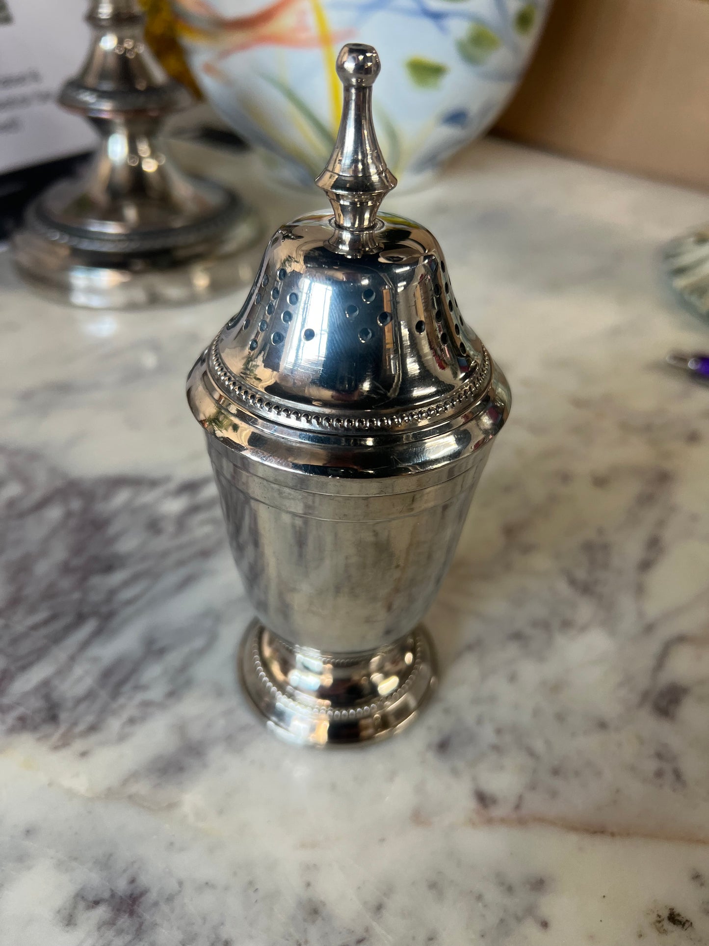 Vintage Silver-Plated Sugar Shaker