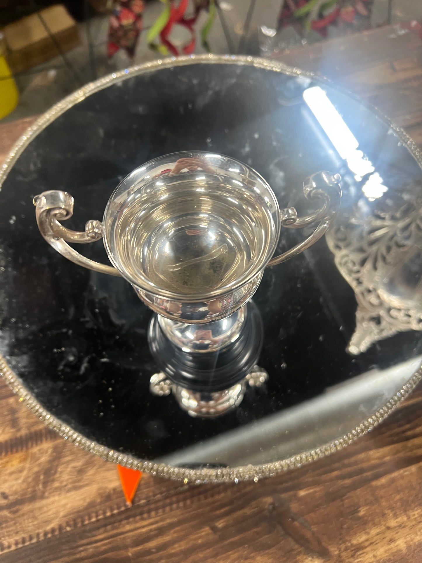 Vintage Silver-Plated Trophy