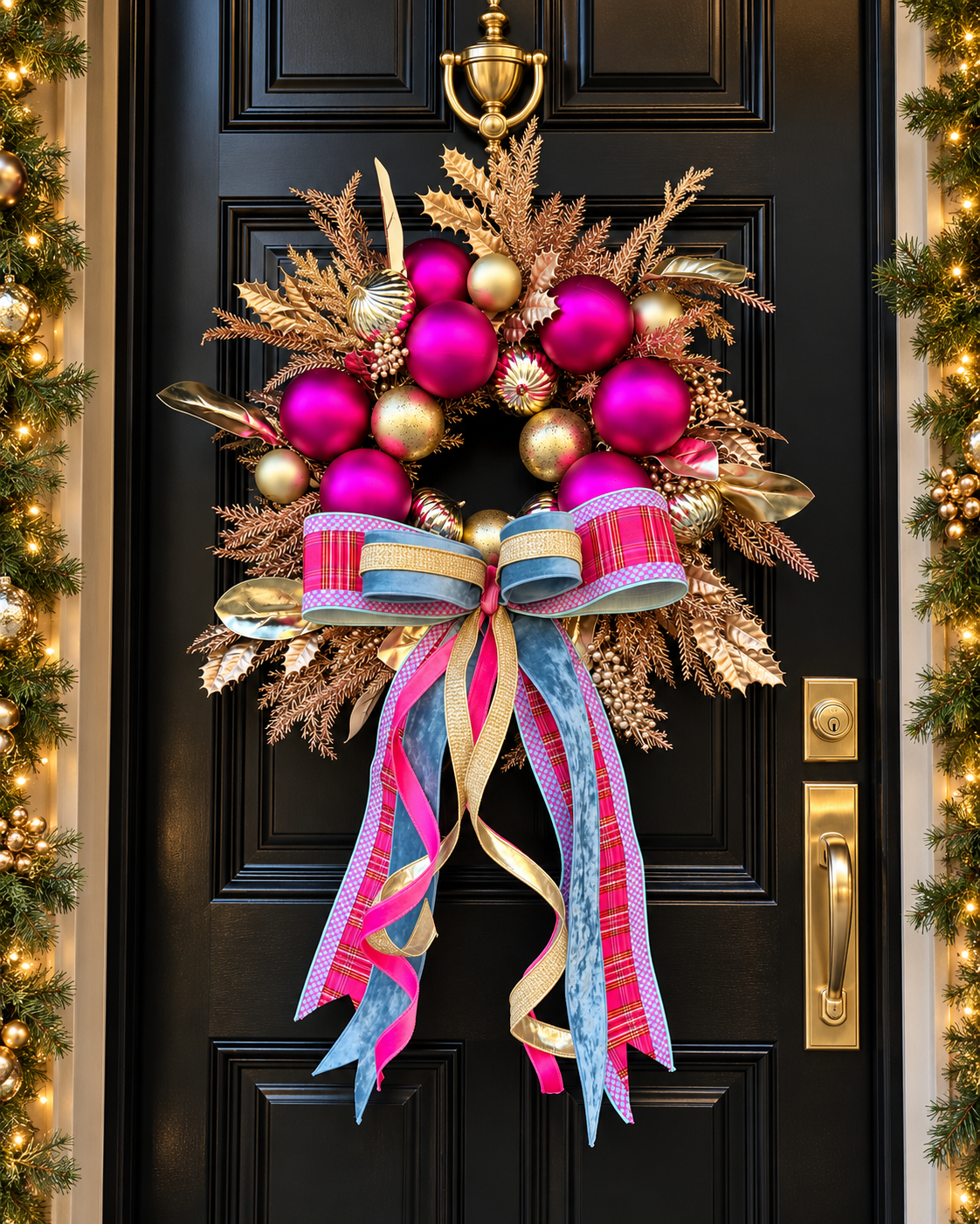 Sugarplum Gilded Wreath.