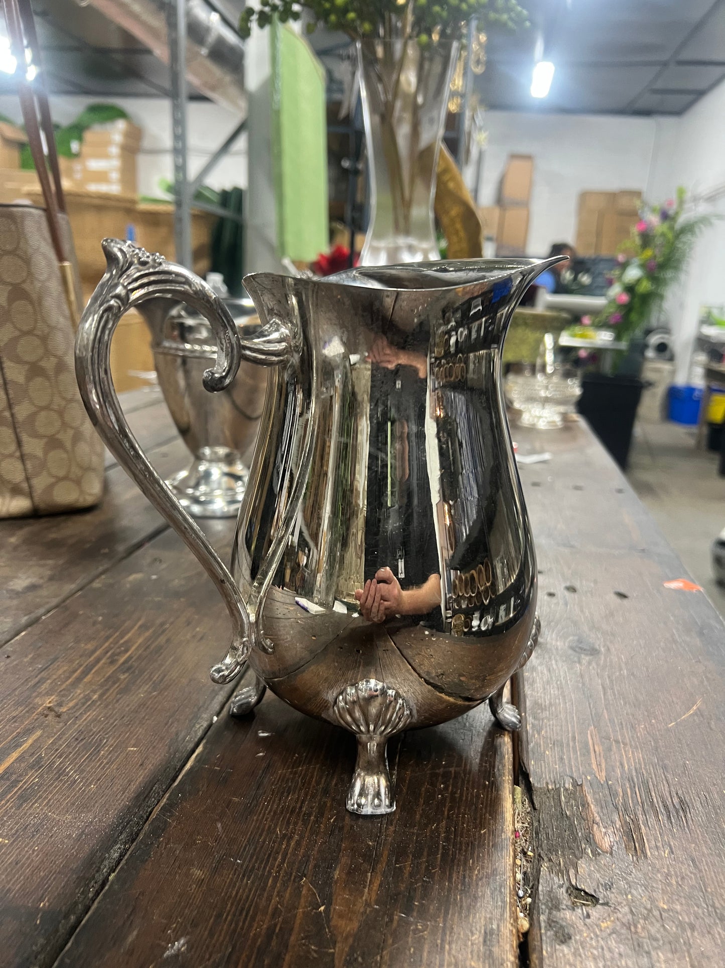 Vintage Silver-Plated Pitcher