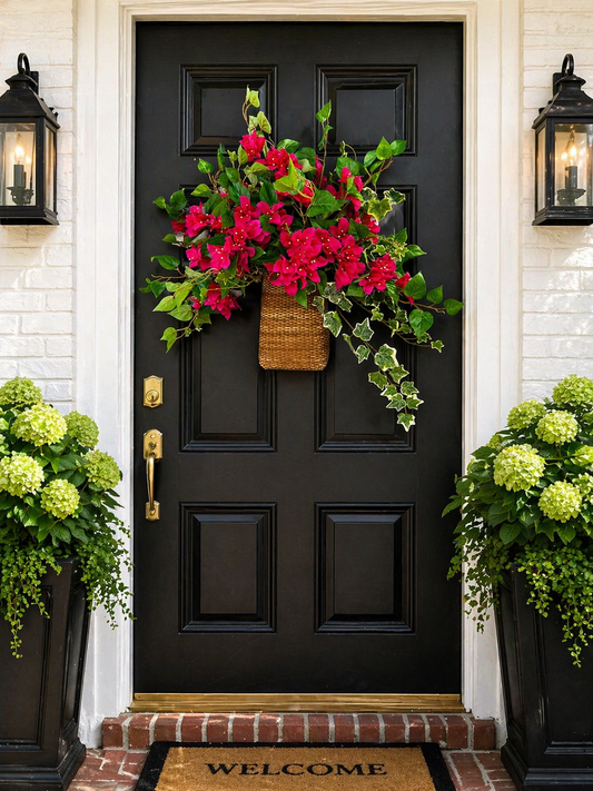 Front Porch Fuchsia Elegance