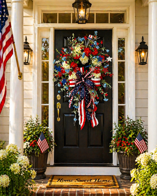 Land of the Free Wreath