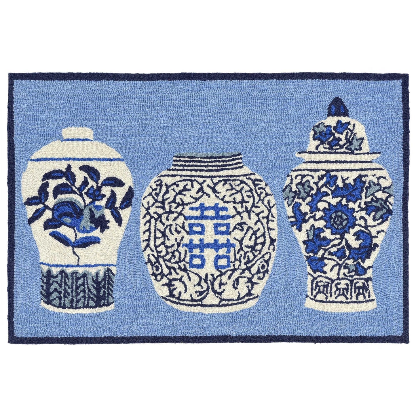 2 1/2’ x 4’ Ginger Jars Indoor/Outdoor Rug