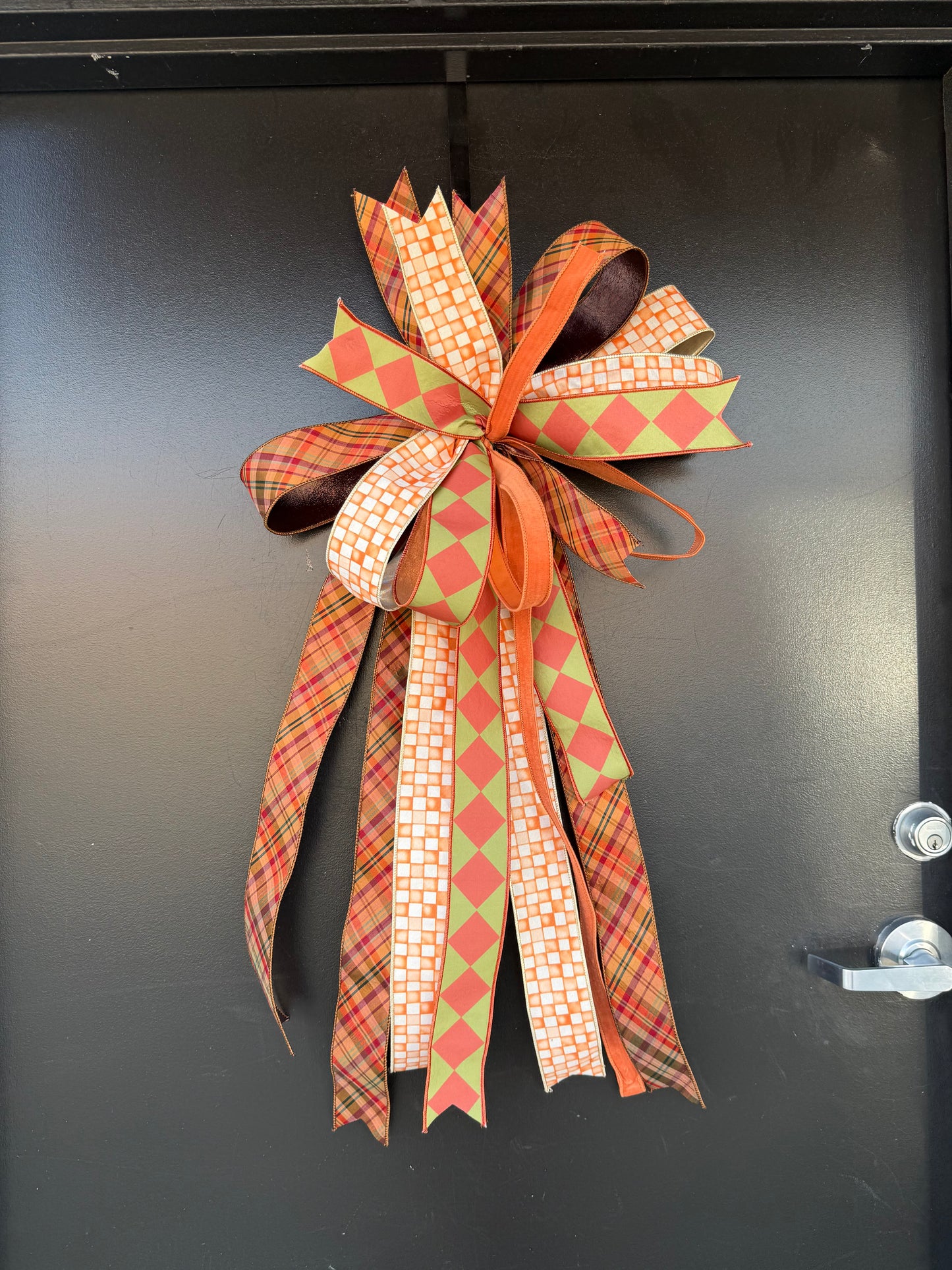 Harvest Plaid Bow