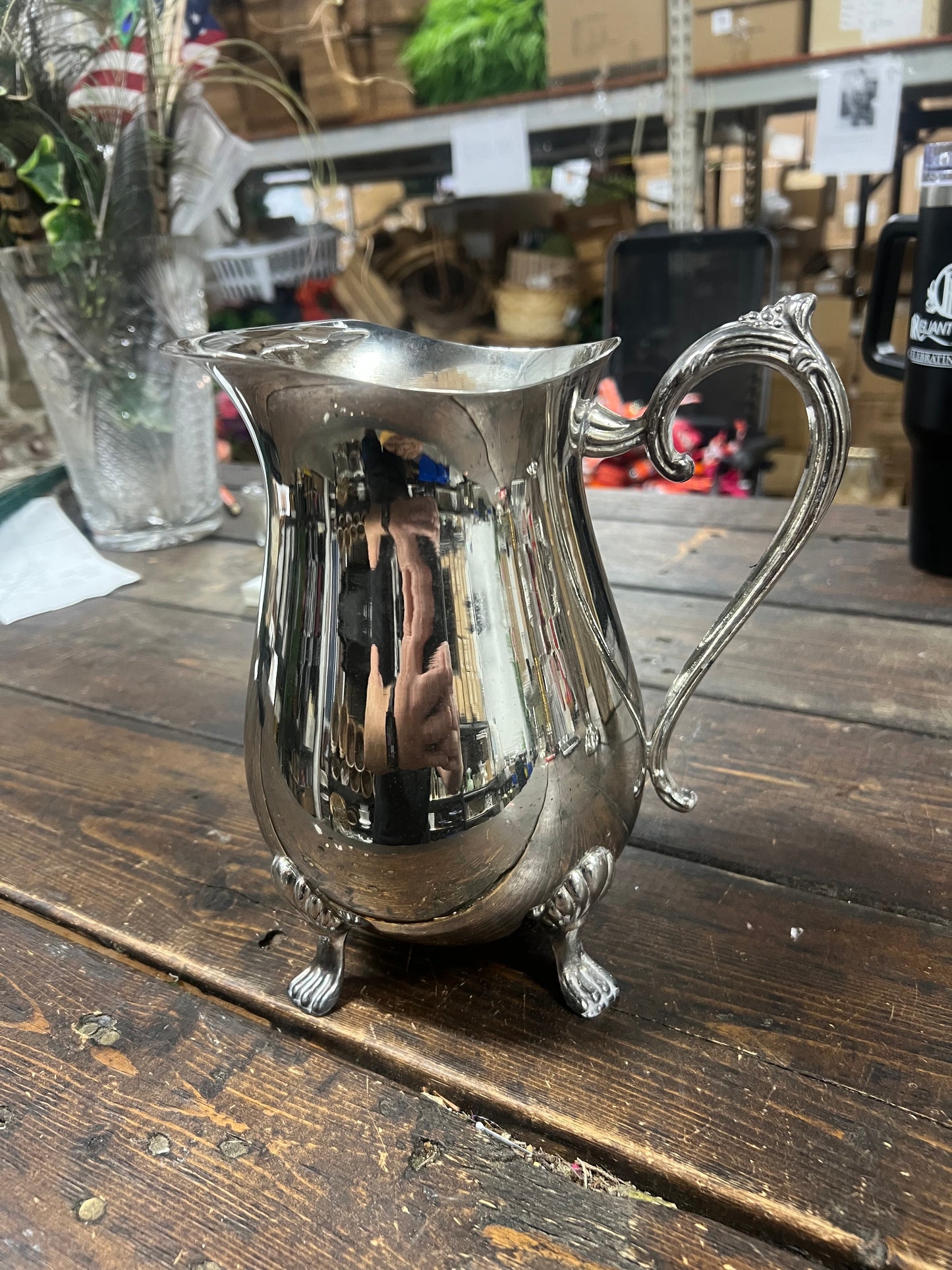 Vintage Silver-Plated Pitcher