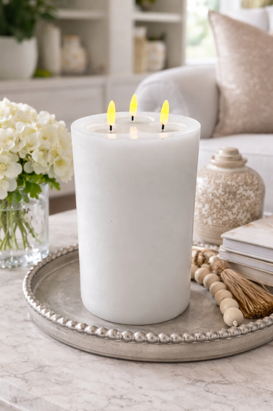 Real Feel Pillar Candle