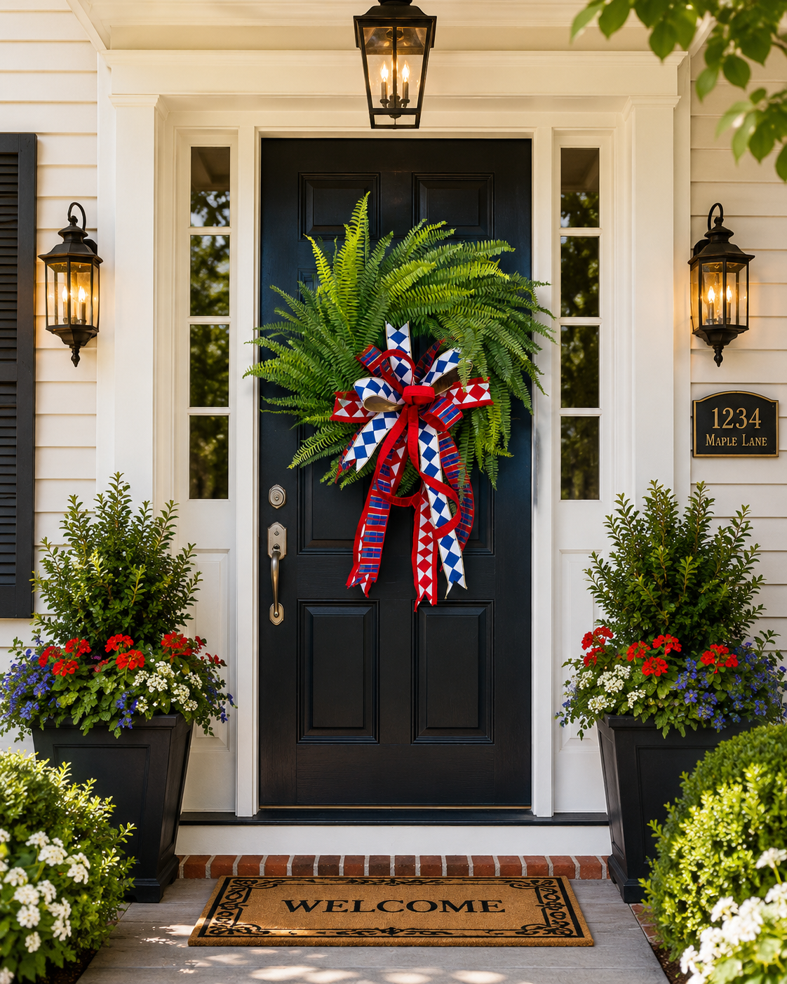 American Fern Wreath