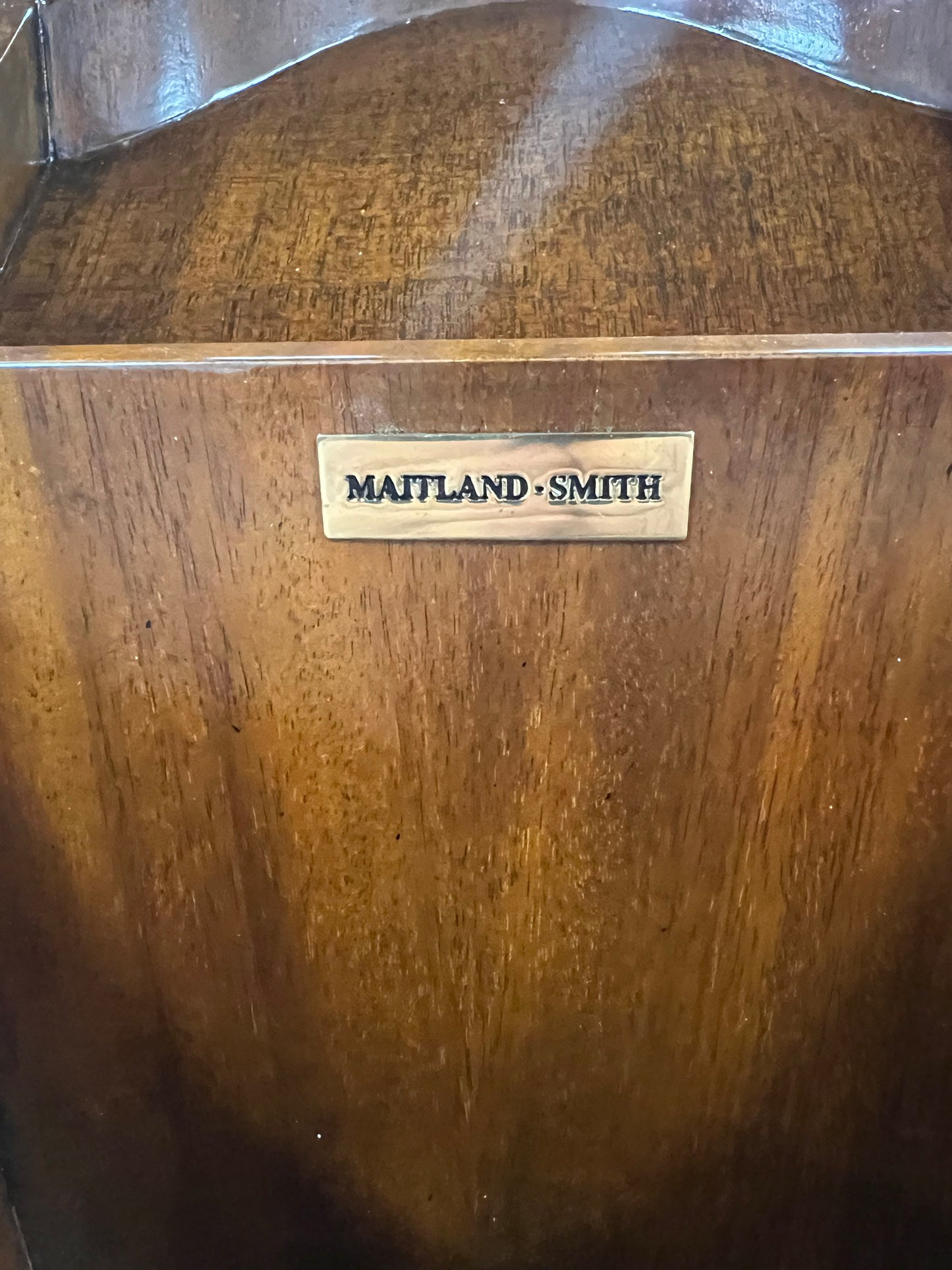 Vintage Maitland Smith Antique Wooden Knife Box