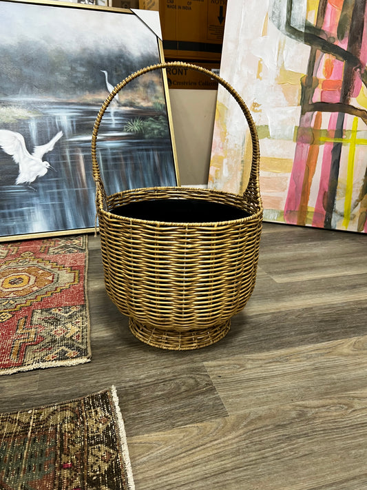 Large Poly Weave Garden Basket