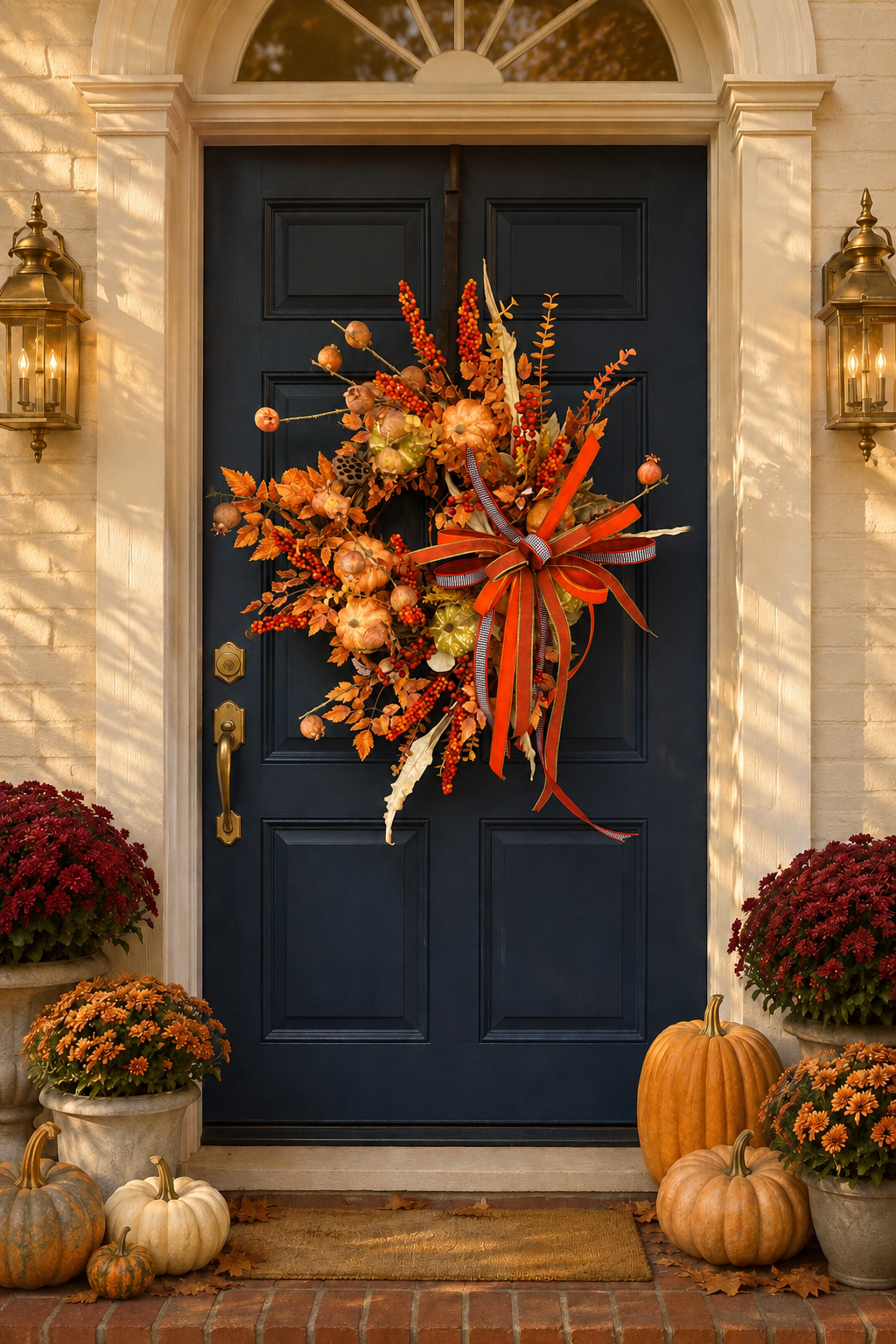 Embers of Autumn Wreath