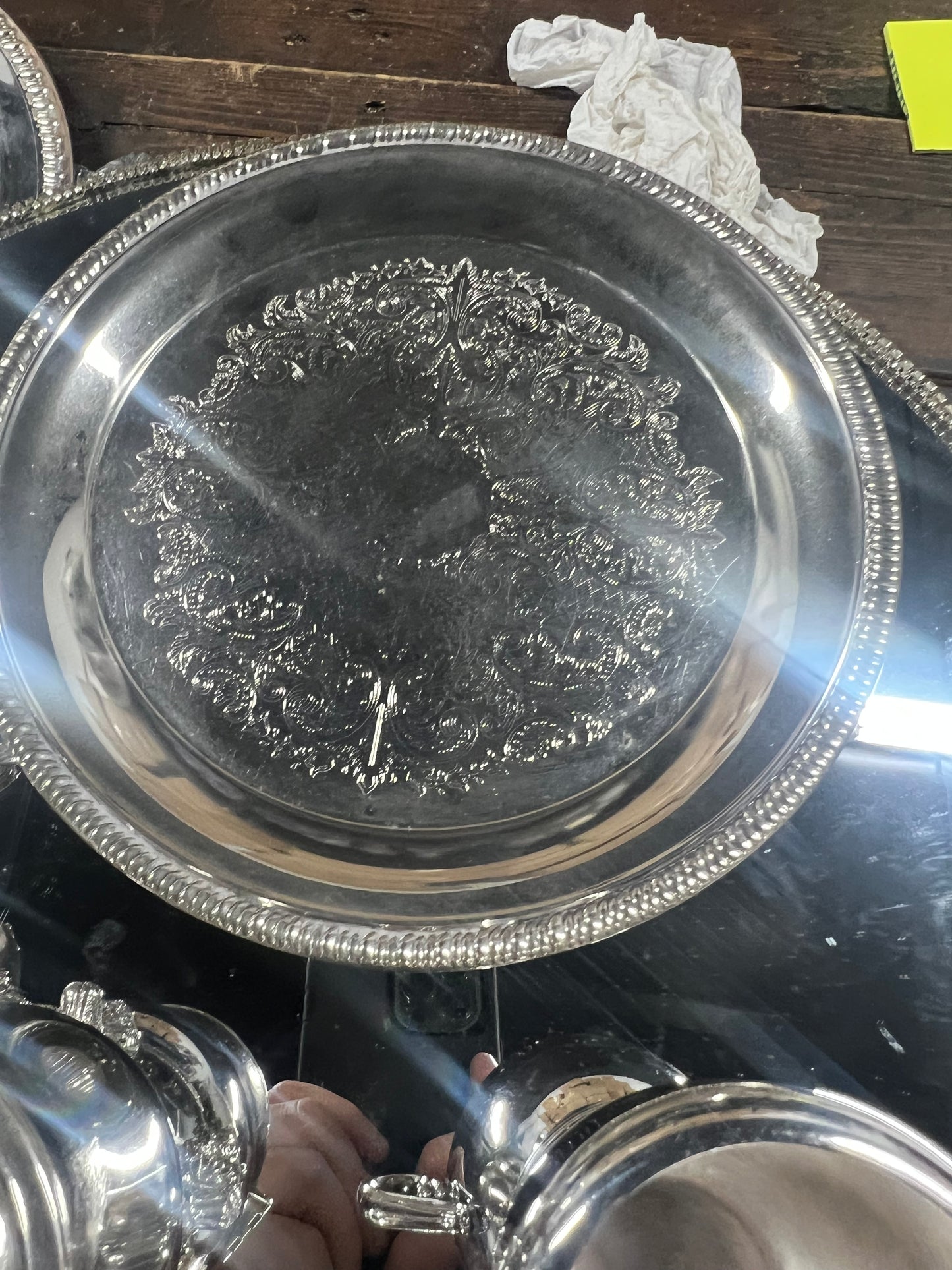Vintage Silver-Plated Mini Tea/Coffee Set.