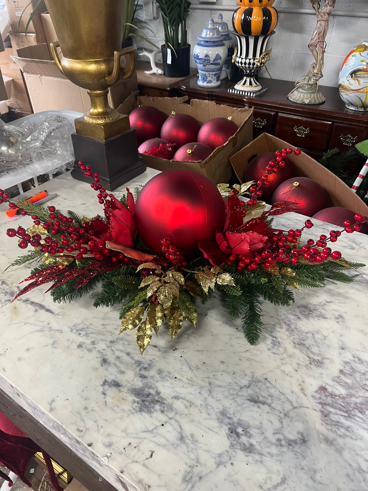 Holiday Heirloom Centerpiece