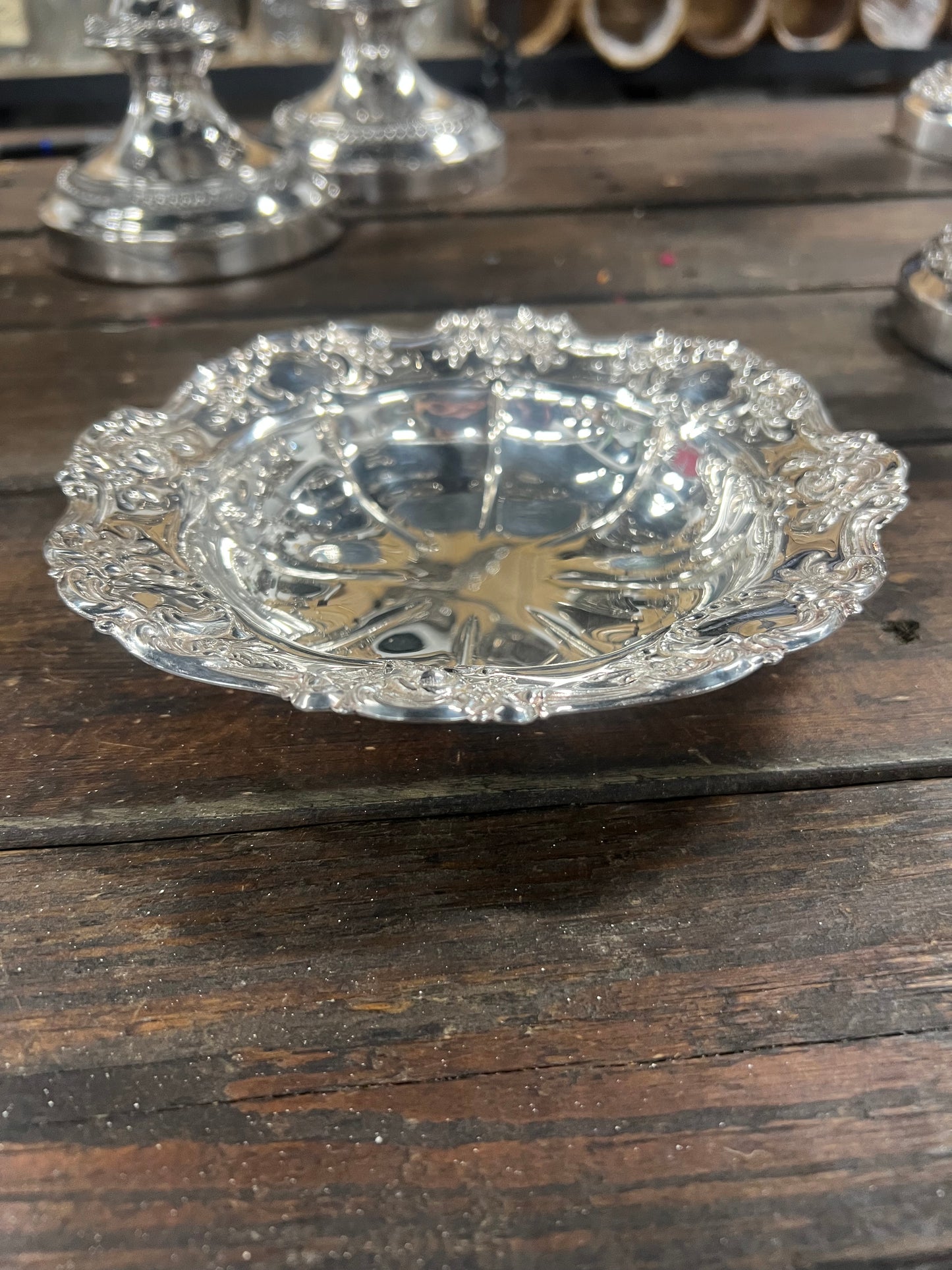 Vintage Silver Plated Dish