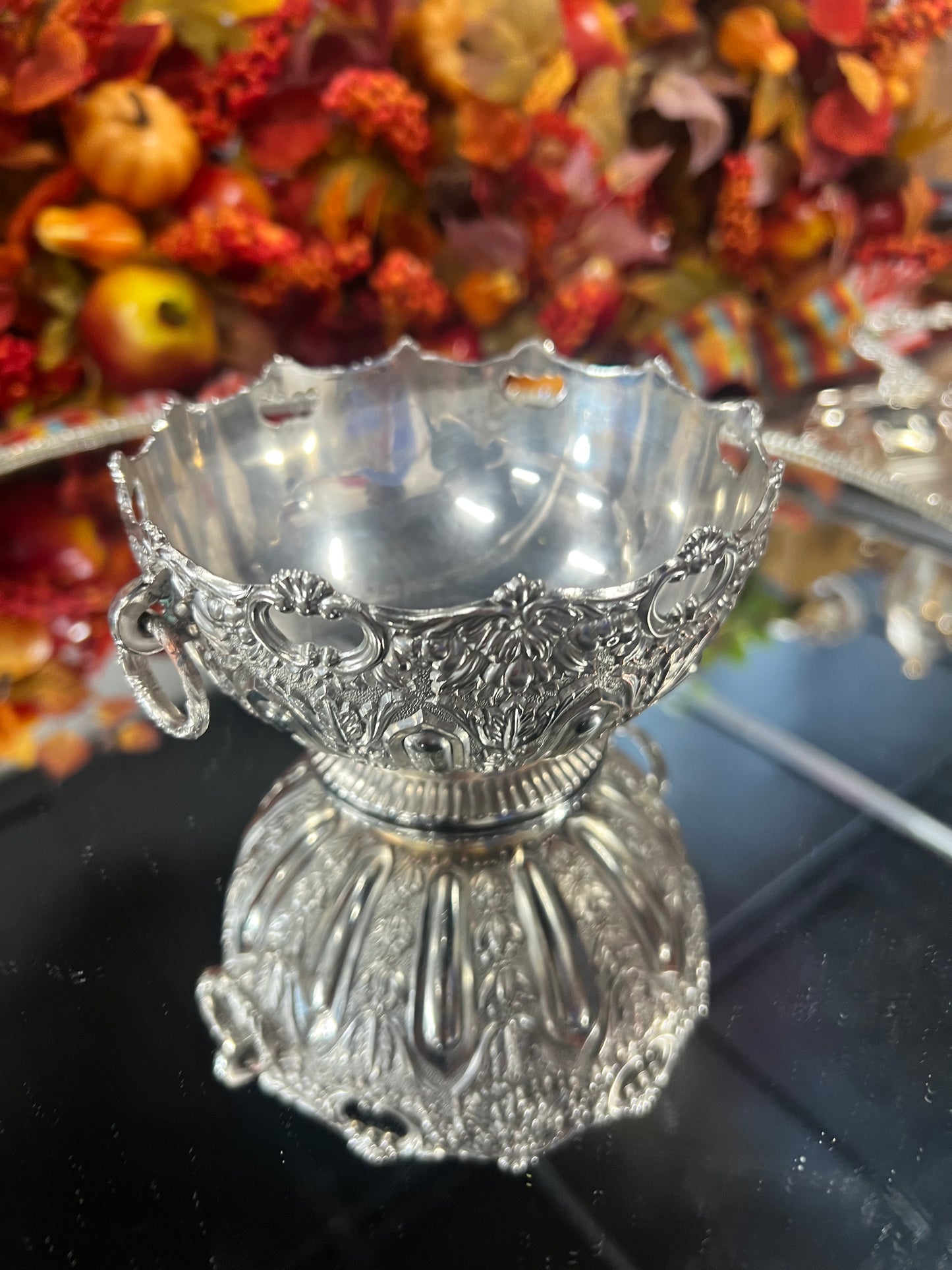 Vintage Silver Plated Candy Dish