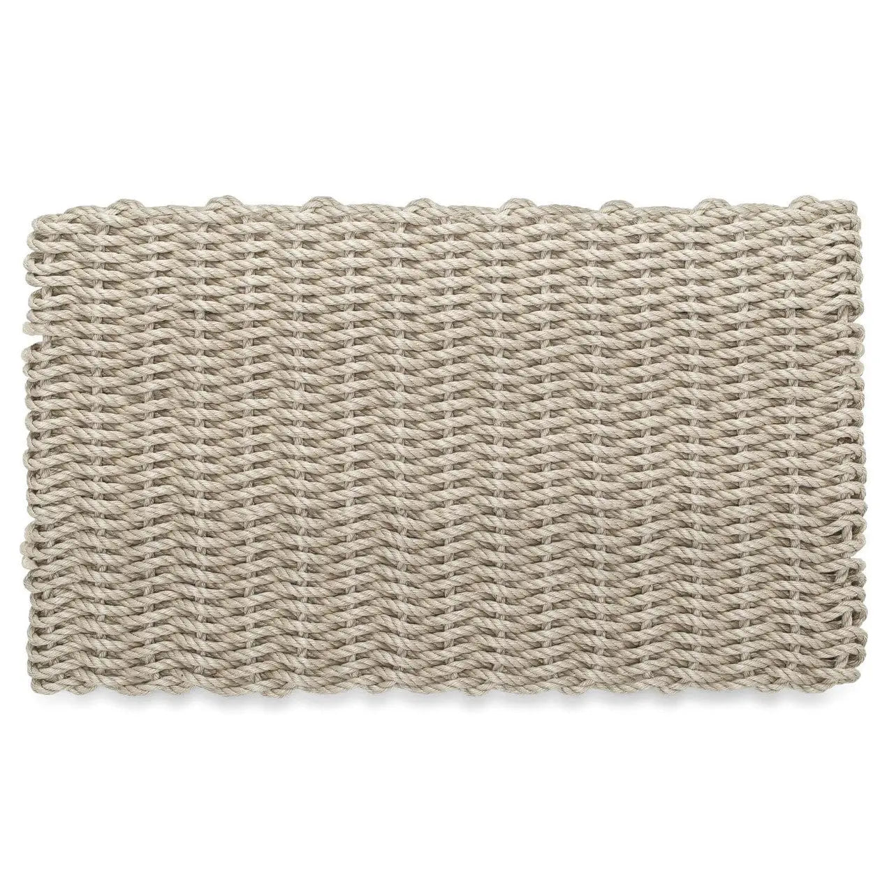 Lobster Rope™ Outdoor Doormat: Solid Sand