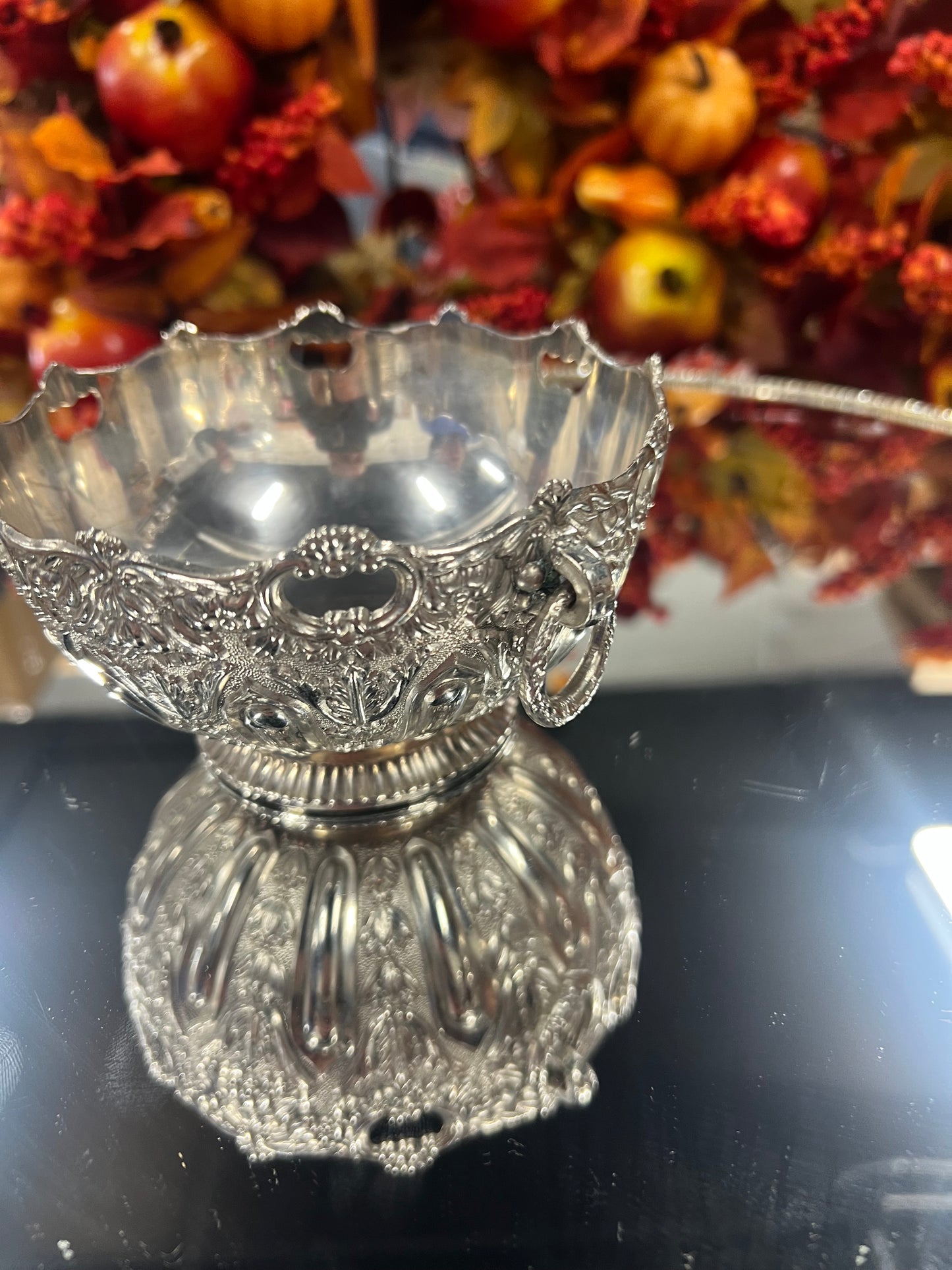 Vintage Silver Plated Candy Dish