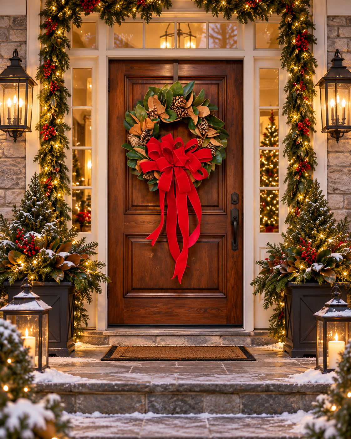 Christmas at Magnolia Manor Wreath
