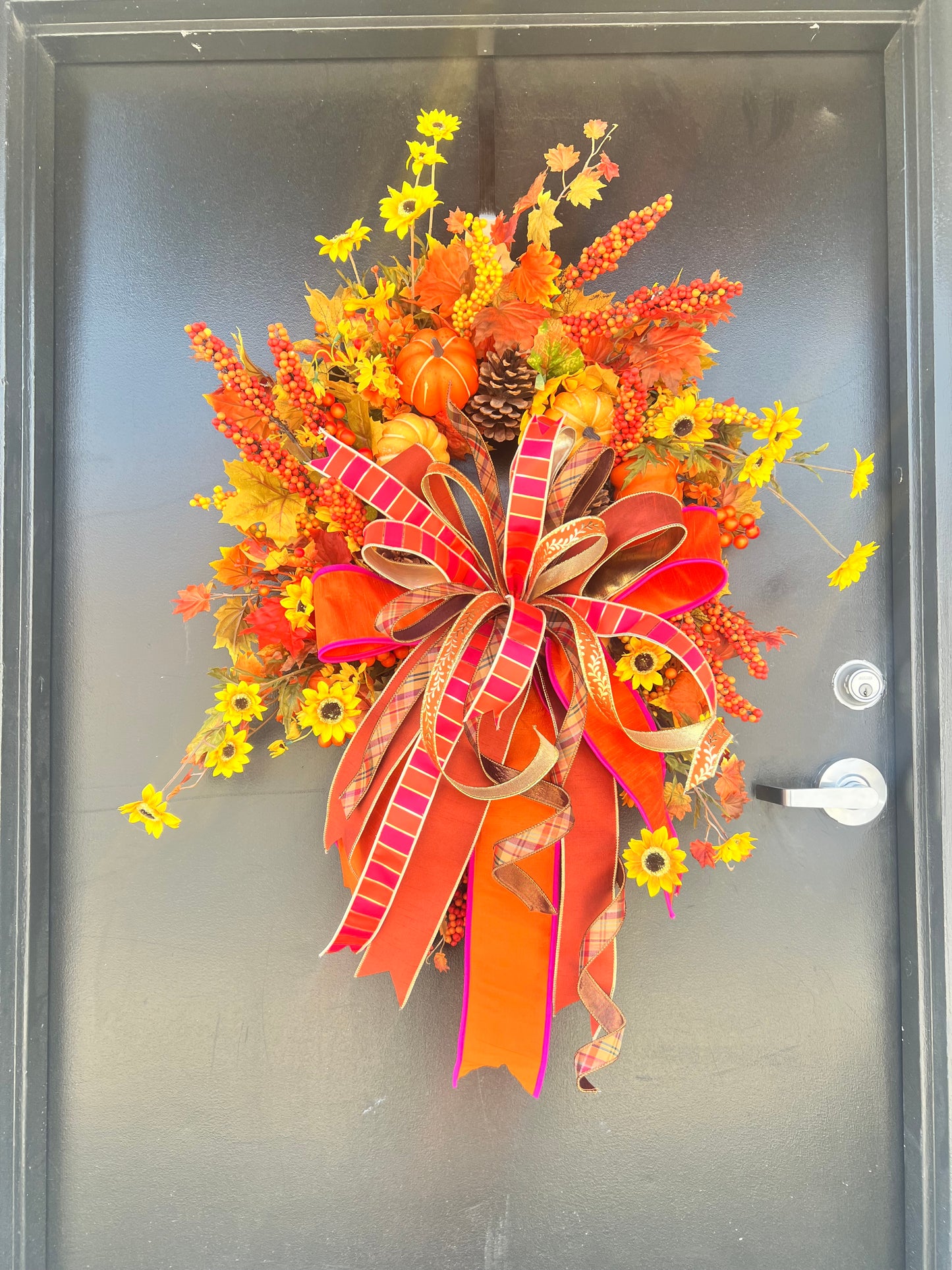 Pumpkin Patch Elegance Wreath