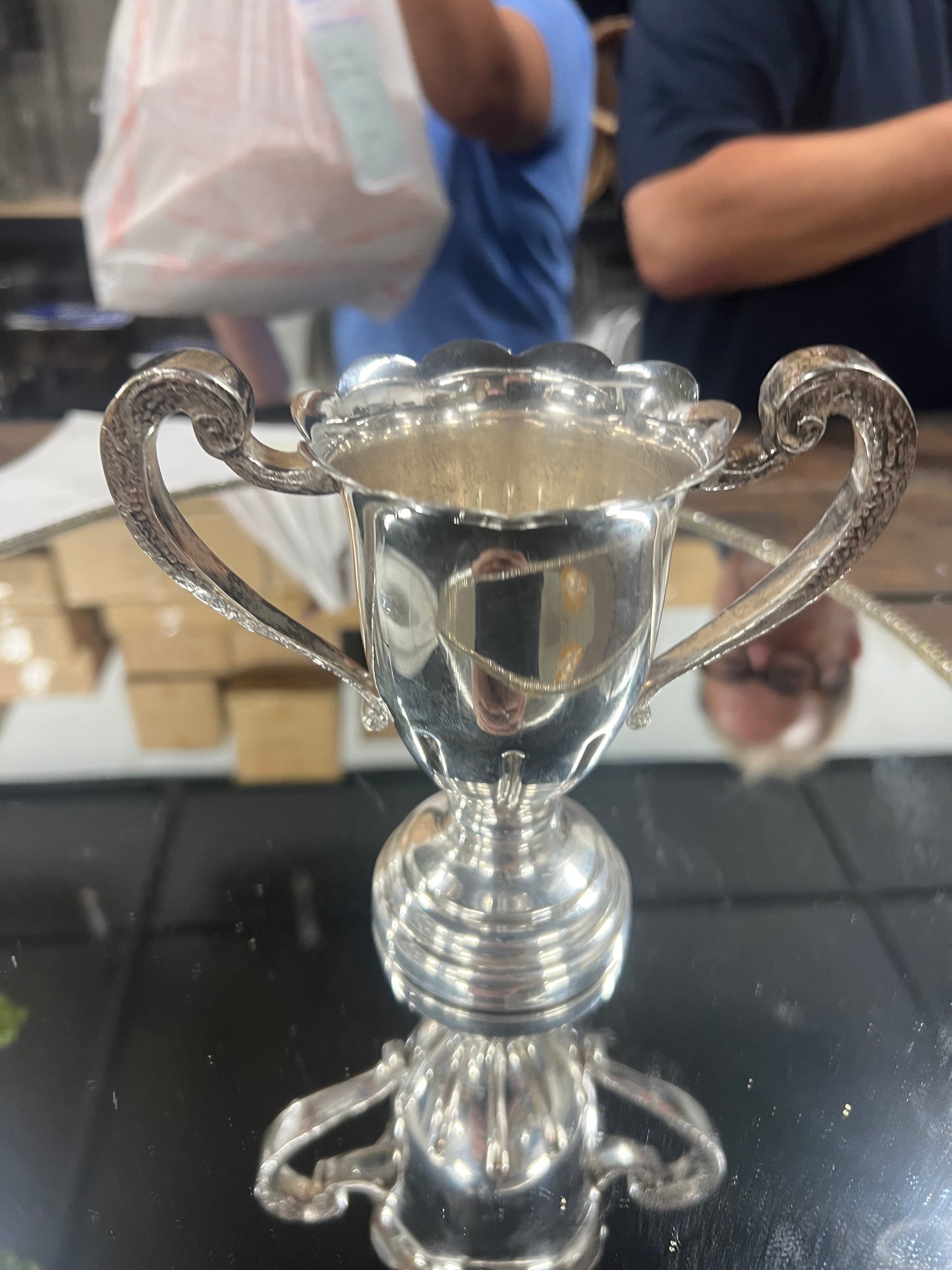 Vintage Silver-Plated Trophy