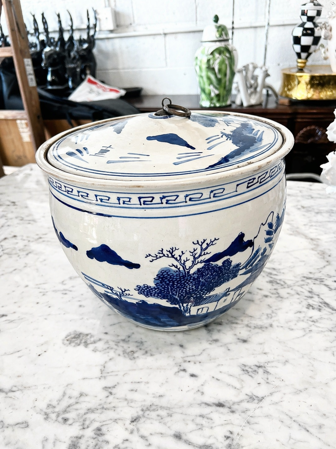 Blue Canton Container