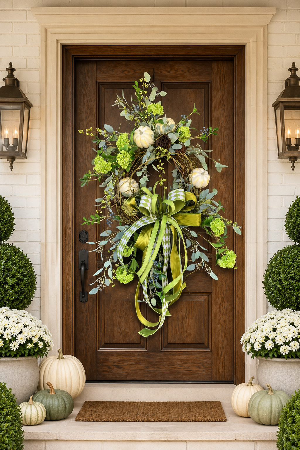 Sage & Ivory Harvest Wreath