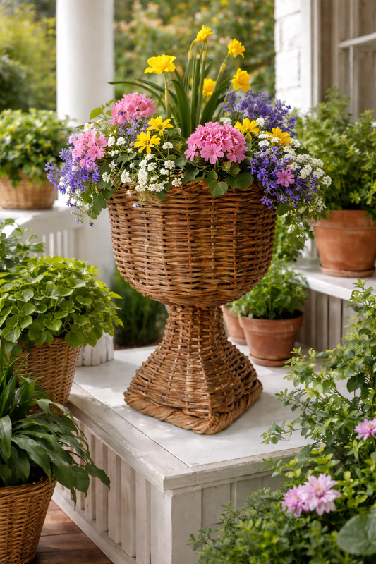 15” Woven Urn