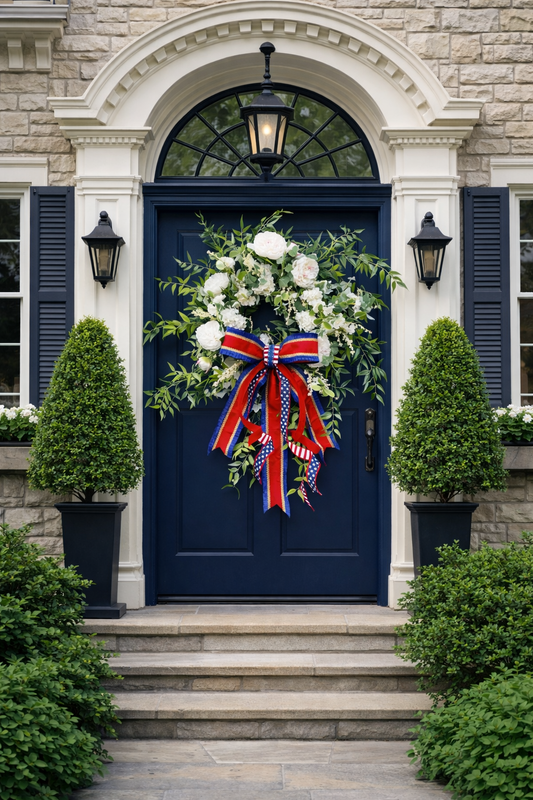 Stars & Blooms Statement Wreath