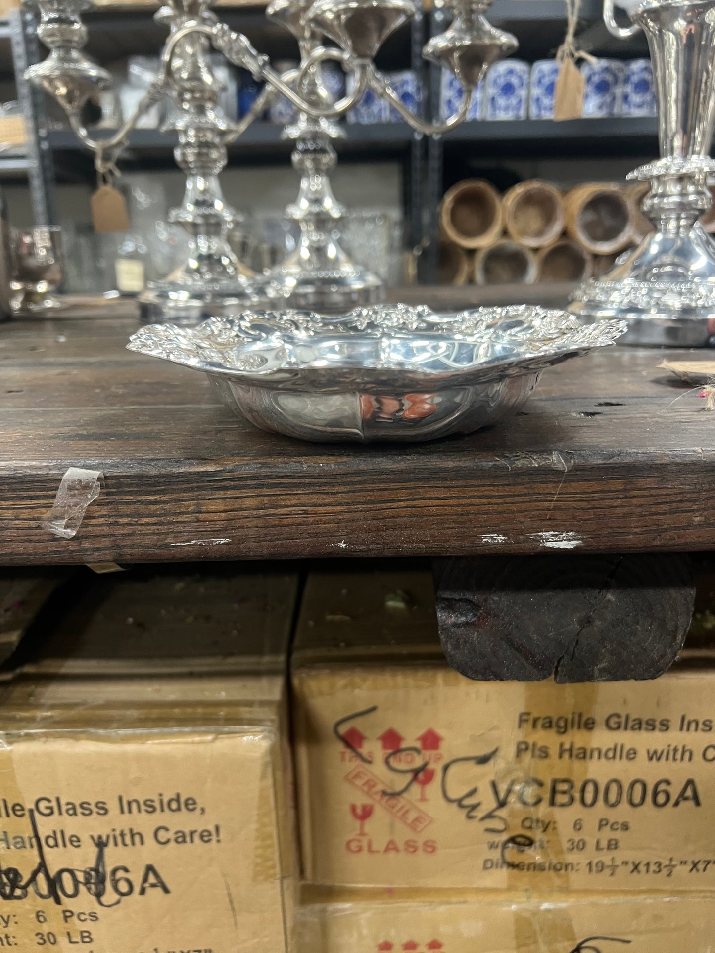 Vintage Silver Plated Dish