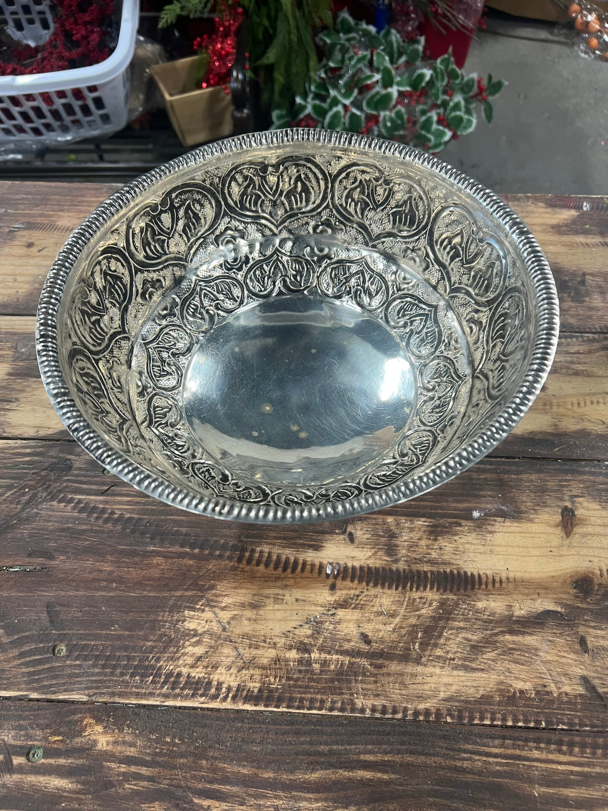 Vintage Metal Urn Container