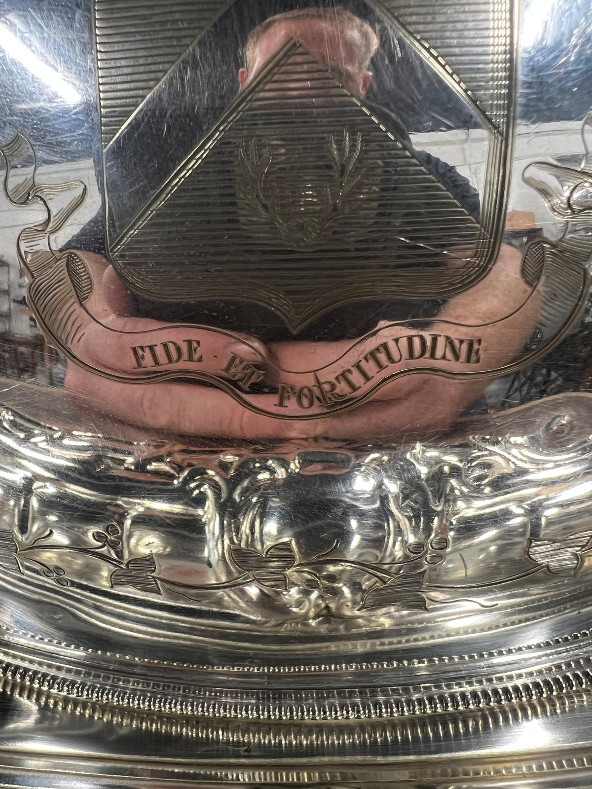 Vintage Silver Plated Meat Dome with Platter (5)