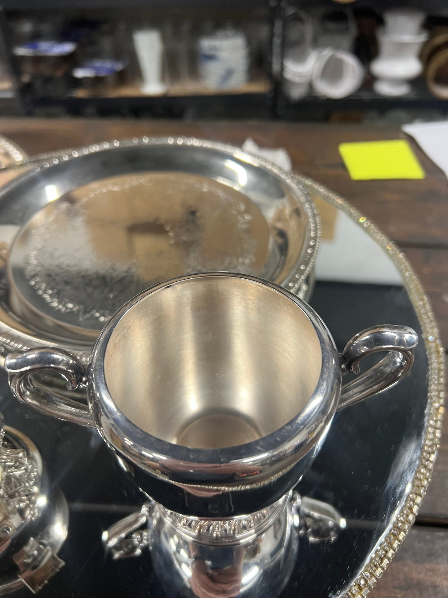 Vintage Silver-Plated Mini Tea/Coffee Set.