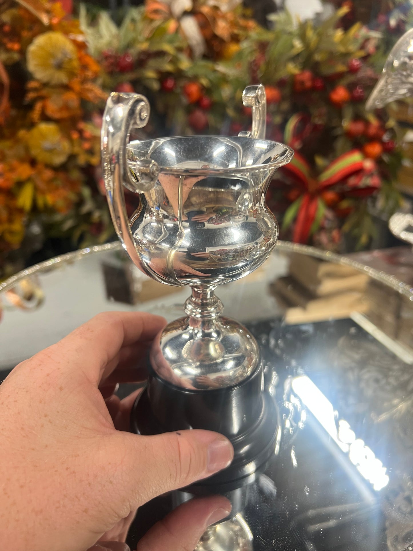 Vintage Silver-Plated Trophy
